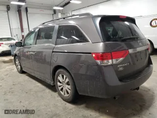 2016 Honda Odyssey SE with VIN 5FNRL5H3XGB101259, listed as a Copart auction lot 47296325 with 121,743 mi miles and Salvage Title. Bid and sale history available at carsss.com. Image 2.