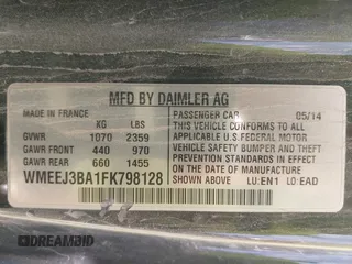 2015 Smart fortwo Passion with VIN WMEEJ3BA1FK798128, listed as a IAAI auction lot 42199148 with 91,000 mi miles and . Bid and sale history available at DreamBid. Image 9.