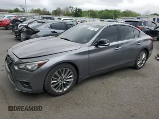 2019 Infiniti Q50 Luxe с VIN JN1EV7AR3KM551986, выставлен на аукционе Copart как лот 55242205 с пробегом 88 722 миль миль и Списание • Salvage title. История ставок и продаж доступна на DreamBid. Изображение 1.