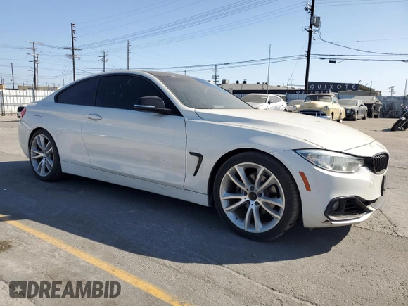 2015 BMW 4 Series 428i с VIN WBA3N7C54FK223134, выставлен на аукционе Copart как лот 50206645 с пробегом 62 773 миль миль и Списание • Salvage title. История ставок и продаж доступна на DreamBid. Изображение 4.