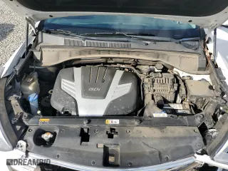 2013 Hyundai Santa Fe Limited with VIN KM8SR4HF4DU033706, listed as a Copart auction lot 45196185 with 92,100 mi miles and Salvage Title. Bid and sale history available at carsss.com. Image 11.