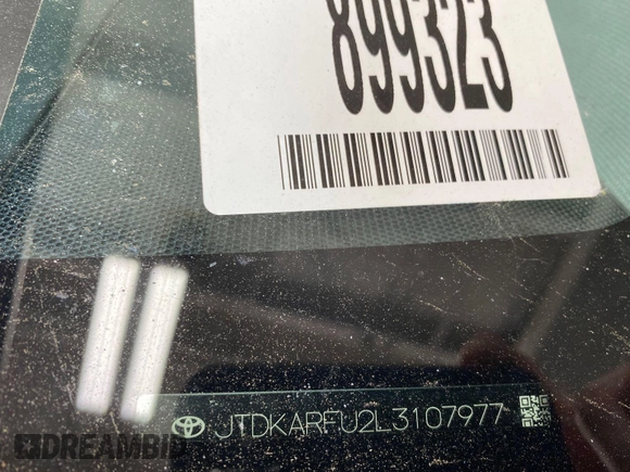 2020 Toyota Prius L Eco z VIN JTDKARFU2L3107977, wystawiony jako IAAI lot #42571708 z przebiegiem 204 781 mil mil oraz . Historia ofert i sprzedaży dostępna na DreamBid. Obrazek 12.