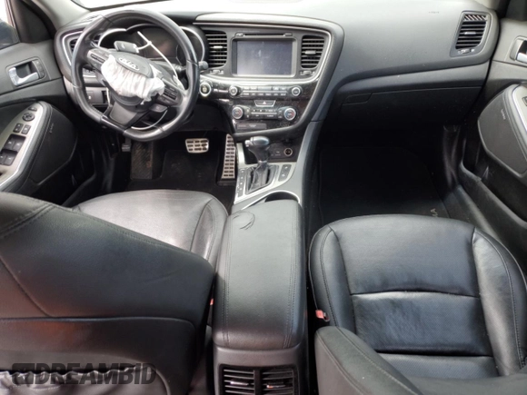 2015 Kia Optima SX Turbo with VIN 5XXGR4A62FG493749, listed as a Copart auction lot 58897855 with 151,744 mi miles and Salvage title. Bid and sale history available at DreamBid. Image 8.