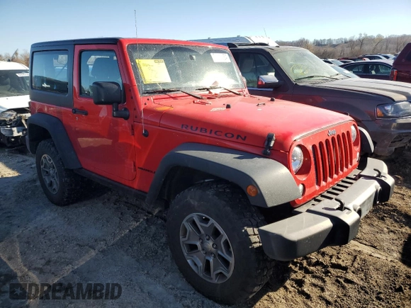 2016 Jeep Wrangler Rubicon with VIN 1C4BJWCG1GL157076, listed as a Copart auction lot 81745264 with 67,535 mi miles and Salvage title. Bid and sale history available at DreamBid. Image 4.