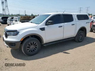 2019 Ford Ranger XL with VIN 1FTER4EH2KLA19605, listed as a Copart auction lot 57854535 with 38,811 mi miles and Salvage title. Bid and sale history available at DreamBid. Image 1.