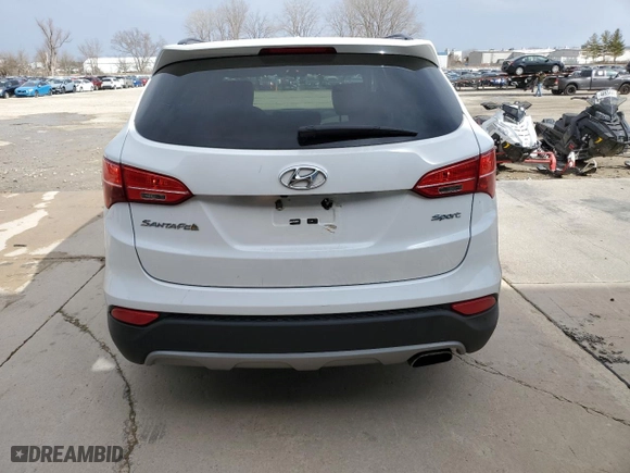 2014 Hyundai Santa Fe Sport with VIN 5XYZU3LB8EG177178, listed as a Copart auction lot 49426995 with 175,082 mi miles and Salvage Title. Bid and sale history available at carsss.com. Image 6.