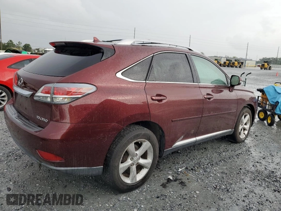 2013 Lexus RX 350 with VIN 2T2BK1BA6DC160048, listed as a Copart auction lot 63109155 with 208,173 mi miles and Salvage title. Bid and sale history available at DreamBid. Image 3.