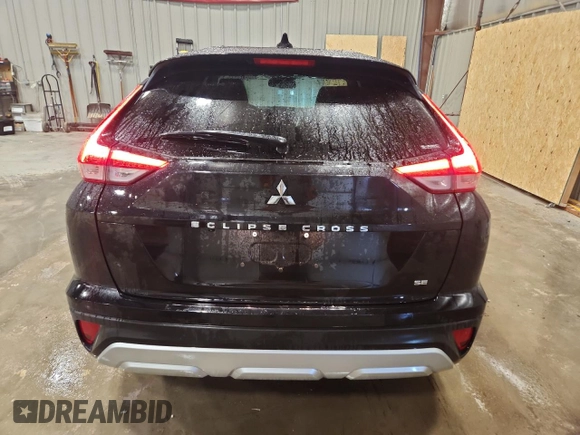 2025 Mitsubishi Eclipse Cross SE with VIN JA4ATWAA5SZ011252, listed as a Copart auction lot 60514685 with 12,208 mi miles and Clean title. Bid and sale history available at DreamBid. Image 6.
