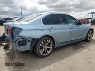 2015 BMW 3 Series 328i with VIN WBA3A5C51FF453710, listed as a Copart auction lot 58713295 with 186,395 mi miles and Salvage title. Bid and sale history available at DreamBid. Image 3.