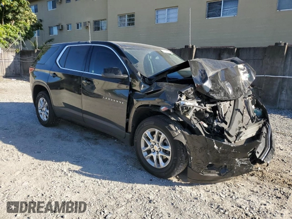 2021 Chevrolet Traverse LS z VIN 1GNERFKW6MJ267537, wystawiony jako Copart lot #52134765 z przebiegiem 79 147 mil mil oraz Nie do naprawy • Non repairable. Historia ofert i sprzedaży dostępna na DreamBid. Obrazek 4.