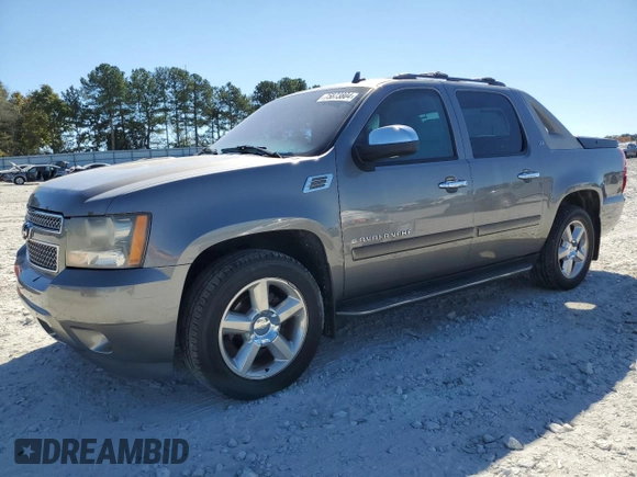 2007 Chevrolet Avalanche LT w/3LT with VIN 3GNEC12057G275358, listed as a Copart auction lot 75873804 with 172,528 mi miles and Salvage Title. Bid and sale history available at carsss.com. Image 1.
