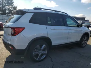 2021 Honda Passport Touring with VIN 5FNYF8H91MB027654, listed as a Copart auction lot 87270244 with 10,481 mi miles and Salvage Title. Bid and sale history available at carsss.com. Image 3.