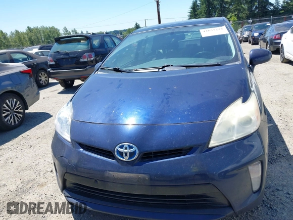 2014 Toyota Prius Four with VIN JTDKN3DU7E1742714, listed as a IAAI auction lot 42637235 with 184,734 mi miles and . Bid and sale history available at DreamBid. Image 12.