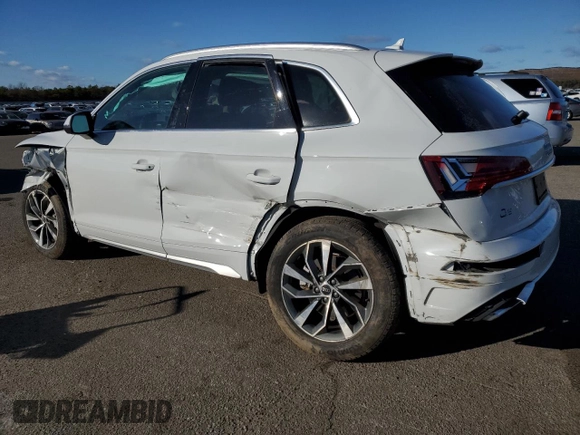 2024 Audi Q5 S line Premium with VIN WA1GAAFY9R2045240, listed as a Copart auction lot 41384195 with 16,983 mi miles and Salvage Title. Bid and sale history available at carsss.com. Image 2.