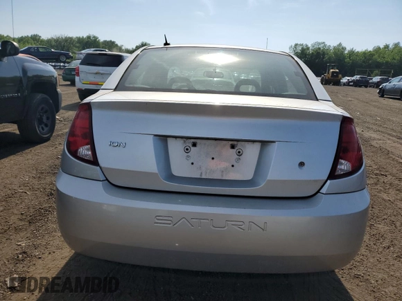 2006 Saturn ION z VIN 1G8AJ55F66Z107449, wystawiony jako Copart lot #59238695 z przebiegiem 155 356 mil mil oraz Nie do naprawy • Non repairable. Historia ofert i sprzedaży dostępna na DreamBid. Obrazek 6.