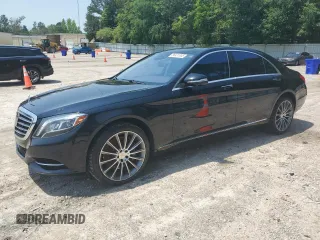 2015 Mercedes-Benz S 550 with VIN WDDUG8FB6FA092891, listed as a Copart auction lot 56431905 with 164,664 mi miles and Salvage title. Bid and sale history available at DreamBid. Image 1.