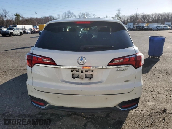 2017 Acura RDX w/Advance Pkg with VIN 5J8TB4H74HL006640, listed as a Copart auction lot 50037965 with 72,928 mi miles and Salvage Title. Bid and sale history available at carsss.com. Image 6.