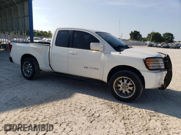 2008 Nissan Titan XE с VIN 1N6BA06A18N347094, выставлен на аукционе Copart как лот 62235655 с пробегом 193 599 миль миль и Списание • Salvage title. История ставок и продаж доступна на DreamBid. Изображение 4.