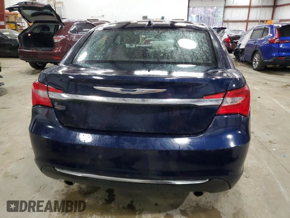 2013 Chrysler 200 LX with VIN 1C3CCBAG9DN726724, listed as a Copart auction lot 44275385 with 111,294 mi miles and Salvage Title. Bid and sale history available at carsss.com. Image 6.