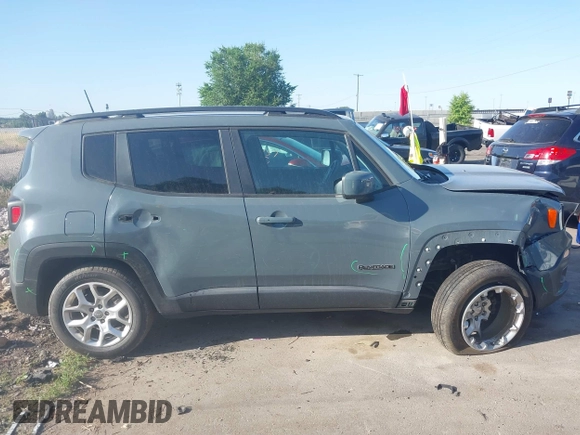 2018 Jeep Renegade Latitude with VIN ZACCJBBB2JPH64738, listed as a IAAI auction lot 42520304 with 87,212 mi miles and . Bid and sale history available at DreamBid. Image 13.