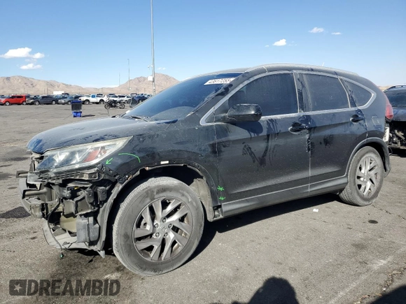 2015 Honda CR-V EX-L with VIN 5J6RM4H77FL085568, listed as a Copart auction lot 43617255 with 216,492 mi miles and Salvage Title. Bid and sale history available at carsss.com. Image 1.