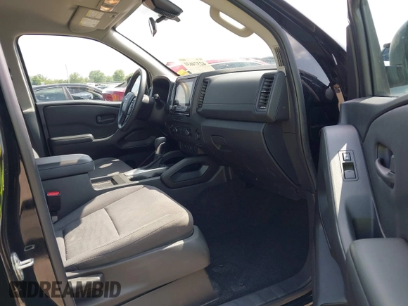 2023 Nissan Frontier SV with VIN 1N6ED1EK9PN640468, listed as a IAAI auction lot 42374631 with 35,447 mi miles and . Bid and sale history available at DreamBid. Image 5.