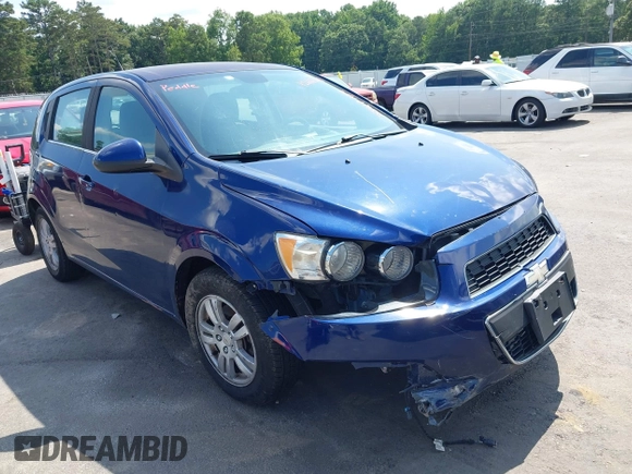 2012 Chevrolet Sonic LT with VIN 1G1JC6SB4C4188119, listed as a IAAI auction lot 42616201 with 70,675 mi miles and . Bid and sale history available at DreamBid. Image 1.