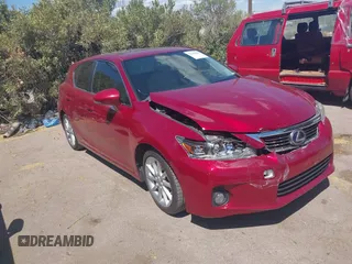 2012 Lexus CT 200h z VIN JTHKD5BH5C2109476, wystawiony jako IAAI lot #42150808 z przebiegiem 92 852 mil mil oraz . Historia ofert i sprzedaży dostępna na DreamBid. Obrazek 1.