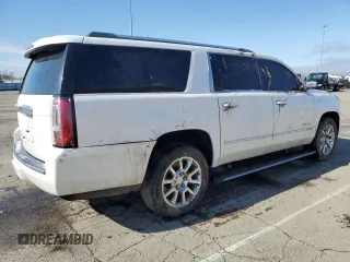 2017 GMC Yukon XL Denali with VIN 1GKS2HKJ5HR139365, listed as a Copart auction lot 52140725 with 135,079 mi miles and Salvage Title. Bid and sale history available at carsss.com. Image 3.