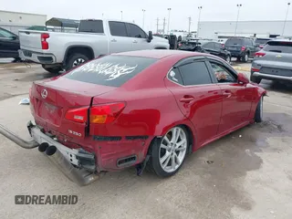 2006 Lexus IS 250 with VIN JTHBK262062006786, listed as a IAAI auction lot 41413517 with 157,788 mi miles and . Bid and sale history available at DreamBid. Image 4.