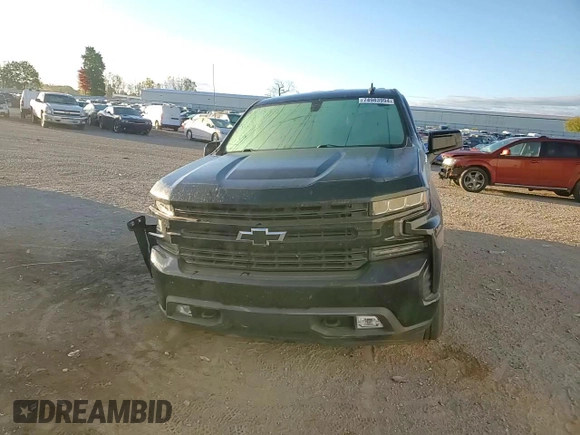 2021 Chevrolet Silverado 1500 RST with VIN 1GCRYEEK3MZ121582, listed as a Copart auction lot 74983994 with 47,459 mi miles and Non Repairable. Bid and sale history available at DreamBid. Image 11.