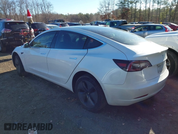2018 Tesla Model 3 Long Range Battery with VIN 5YJ3E1EB5JF108633, listed as a IAAI auction lot 41016970 with 90,175 mi miles and . Bid and sale history available at DreamBid. Image 3.