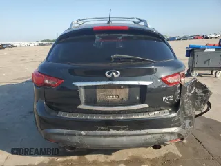 2010 Infiniti FX with VIN JN8AS1MW1AM851189, listed as a Copart auction lot 53859835 with 146,695 mi miles and Salvage title. Bid and sale history available at DreamBid. Image 6.