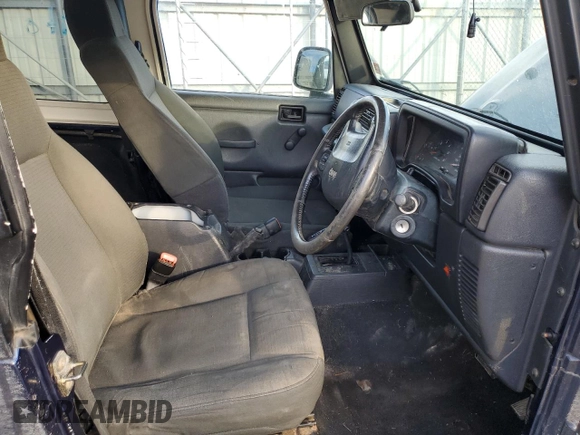 2006 Jeep Wrangler Sport Right Hand Drive with VIN 1J4F449S16P741407, listed as a Copart auction lot 88804015 with 182,059 mi miles and Salvage Title. Bid and sale history available at carsss.com. Image 7.