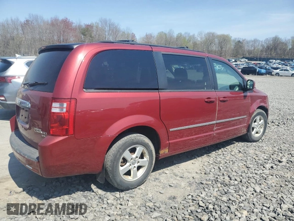 2010 Dodge Grand Caravan SXT with VIN 2D4RN5D1XAR389037, listed as a Copart auction lot 53931905 with 169,794 mi miles and Salvage Title. Bid and sale history available at DreamBid. Image 3.