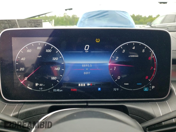2024 Mercedes-Benz C 300 with VIN W1KAF4HBXRR186127, listed as a Copart auction lot 58901705 with 6,697 mi miles and Salvage title. Bid and sale history available at DreamBid. Image 9.