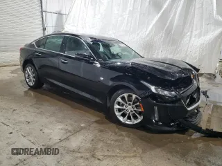 2023 Cadillac CT5 Luxury with VIN 1G6DS5RK2P0112101, listed as a Copart auction lot 48036225 with 41,739 mi miles and Salvage title. Bid and sale history available at DreamBid. Image 4.