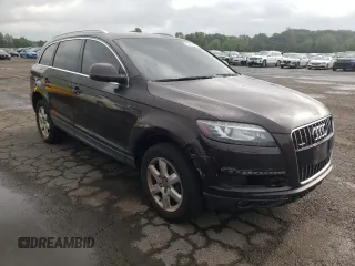 2014 Audi Q7 3.0T Premium with VIN WA1CGAFE5ED002578, listed as a Copart auction lot 65408924 with 99,000 mi miles and Salvage Title. Bid and sale history available at carsss.com. Image 4.