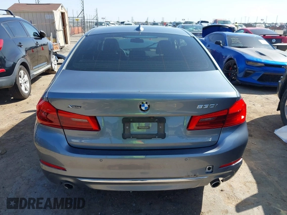 2018 BMW 5 Series 530i xDrive with VIN WBAJA7C53JG907445, listed as a IAAI auction lot 42007516 with Not Provided miles. Bid and sale history available at carsss.com. Image 16.