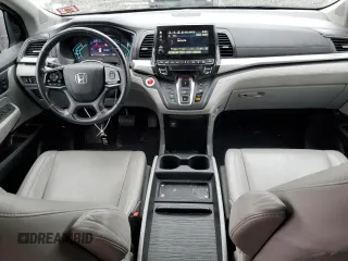2019 Honda Odyssey EX-L with VIN 5FNRL6H78KB053679, listed as a Copart auction lot 85165274 with 45,371 mi miles and Salvage Title. Bid and sale history available at DreamBid. Image 8.