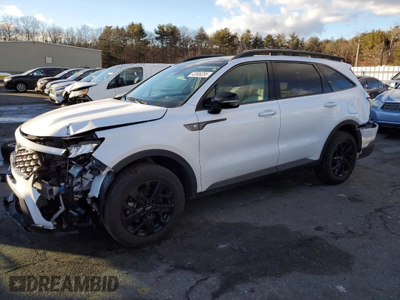 2023 Kia Sorento X-Line S with VIN 5XYRLDLC3PG243446, listed as a Copart auction lot 43506255 with 19,164 mi miles and Salvage Title. Bid and sale history available at DreamBid. Image 1.