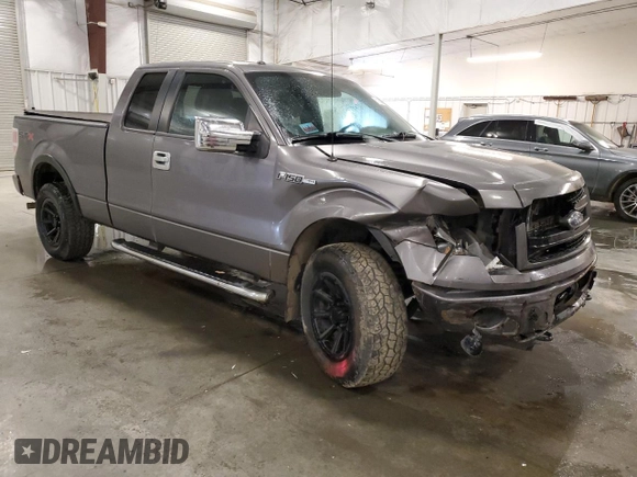 2013 Ford F-150 XL with VIN 1FTEX1EM6DFD11213, listed as a Copart auction lot 61350245 with 197,696 mi miles and Salvage title. Bid and sale history available at DreamBid. Image 4.