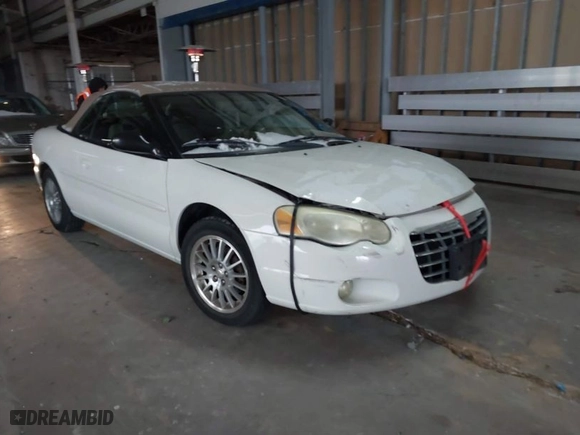 2004 Chrysler Sebring LXi with VIN 1C3EL55R34N359745, listed as a IAAI auction lot 41616811 with 150,321 mi miles. Bid and sale history available at carsss.com. Image 1.