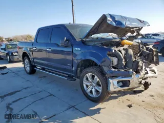 2016 Ford F-150 XLT with VIN 1FTEW1EP0GKF79053, listed as a Copart auction lot 47075465 with 146,927 mi miles and Salvage Title. Bid and sale history available at carsss.com. Image 4.