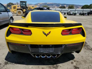 2015 Chevrolet Corvette Z51 3LT with VIN 1G1YM2D7XF5116823, listed as a Copart auction lot 67700024 with 103,399 mi miles and Salvage Title. Bid and sale history available at carsss.com. Image 6.