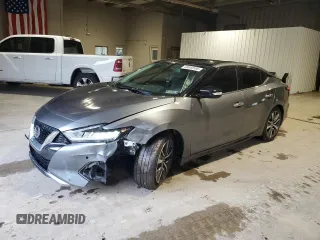 2019 Nissan Maxima SV with VIN 1N4AA6AV0KC366661, listed as a Copart auction lot 58640595 with 69,606 mi miles and Salvage title. Bid and sale history available at DreamBid. Image 1.