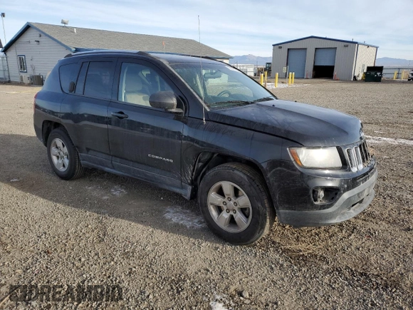 2014 Jeep Compass Sport with VIN 1C4NJCBA7ED925577, listed as a Copart auction lot 83315104 with 139,078 mi miles and Salvage Title. Bid and sale history available at carsss.com. Image 4.