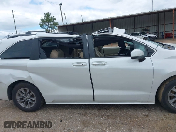 2023 Toyota Sienna XLE с VIN 5TDYRKECXPS153791, выставлен на аукционе IAAI как лот 41971776 с пробегом 27 629 миль миль и . История ставок и продаж доступна на DreamBid. Изображение 13.