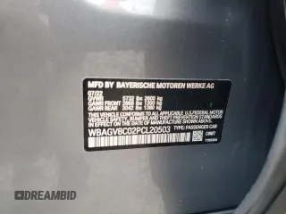 2023 BMW 8 Series M850i z VIN WBAGV8C02PCL20503, wystawiony jako Copart lot #84214214 z przebiegiem Nie podano mil oraz Szkoda całkowita • Salvage title. Historia ofert i sprzedaży dostępna na DreamBid. Obrazek 12.