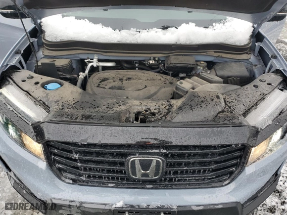 2023 Honda Ridgeline Black Edition with VIN 5FPYK3F85PB031985, listed as a Copart auction lot 45533085 with 23,453 mi miles and Salvage Title. Bid and sale history available at carsss.com. Image 12.